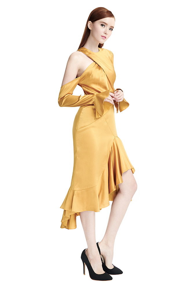 side view of the dress